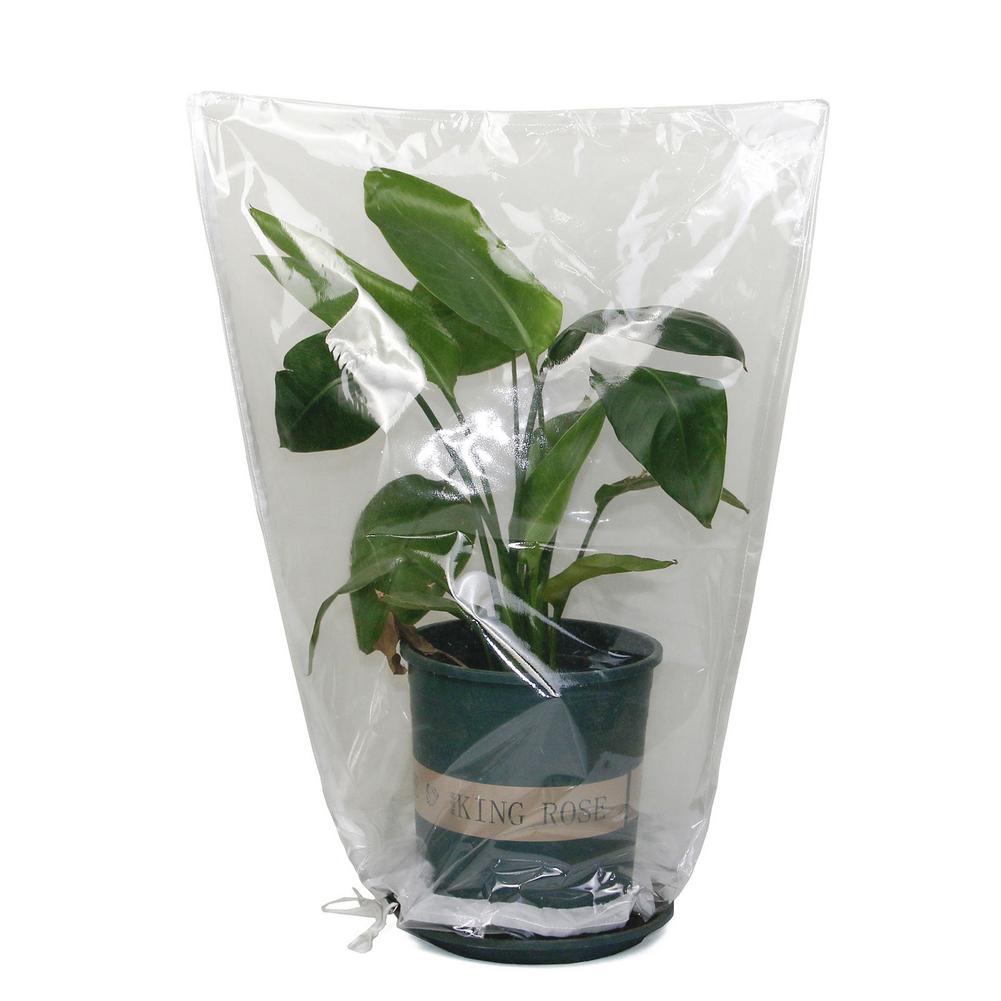 식물 보호자 커버 식물 안티-동결 커버 지퍼 투명 PVC 식물 대피소 Drawstring 식물 보호 가방에 대 한